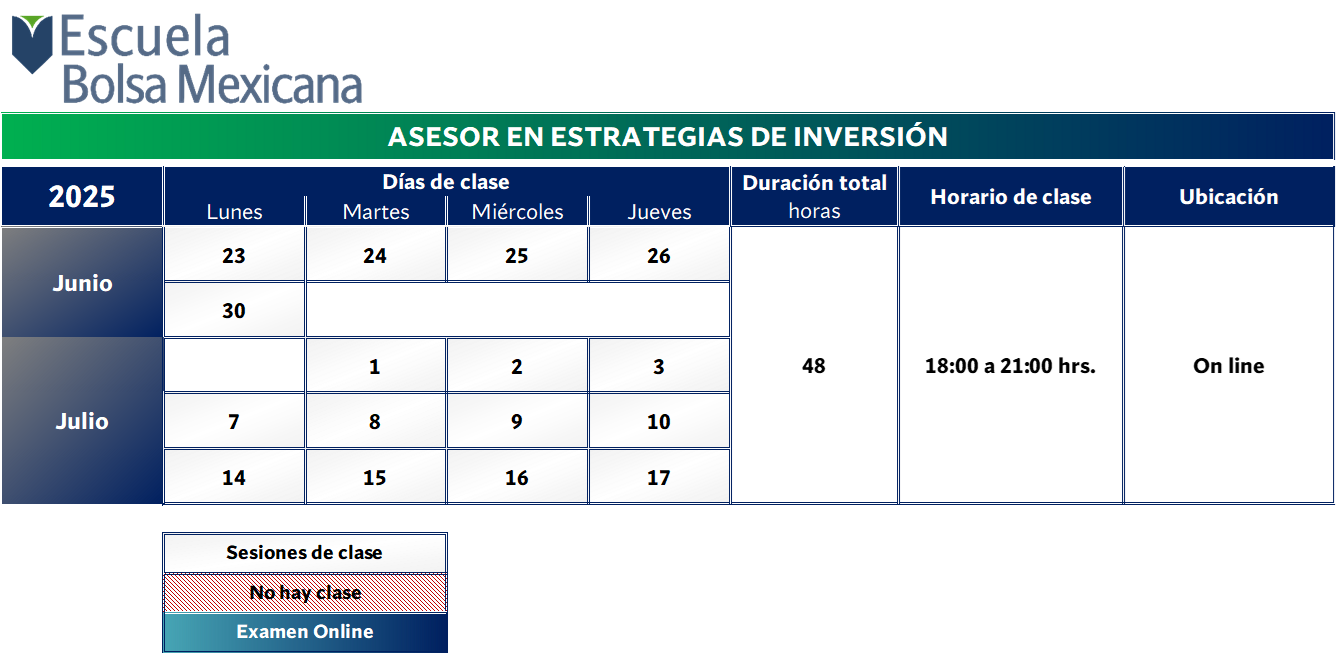 Calendario Junio 2025